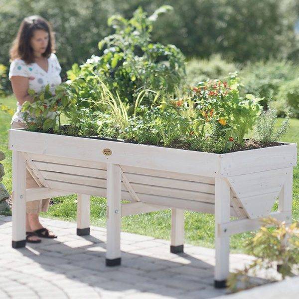 Wood Elevated Planter garden bed