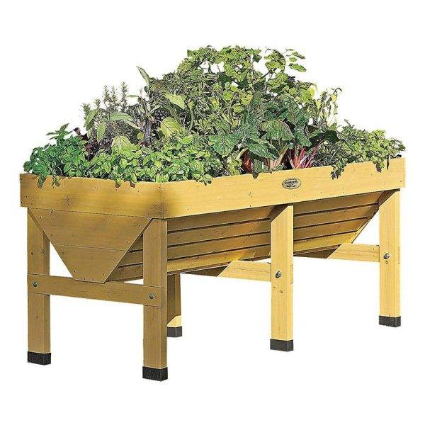 Wood Elevated Planter garden bed