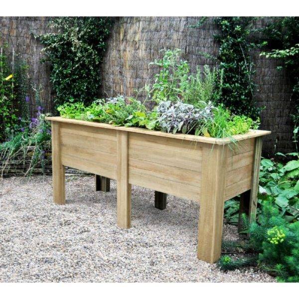 Raised Wood planter‘ Veggie planter box ’ Outdoor Planter