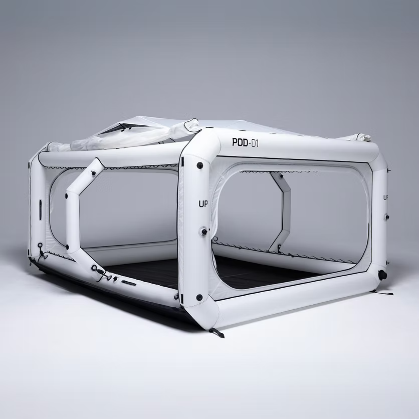Portable inflatable house