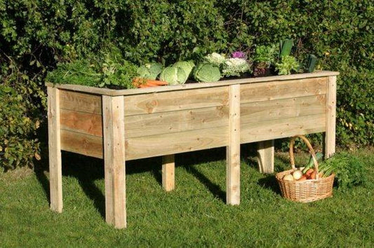 Raised Wood planter‘ Veggie planter box ’ Outdoor Planter