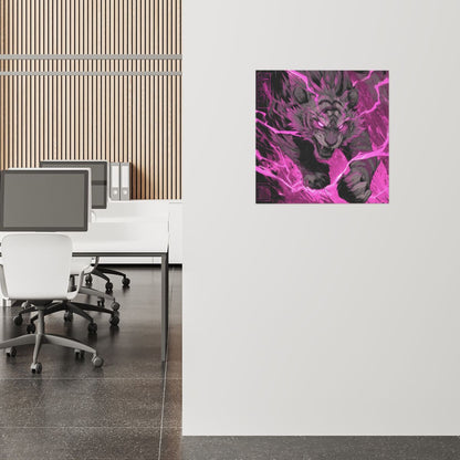 Modern Square Canvas Wall Art – Unframed, High-Definition Printing, 1cm White Border, 40×40cm