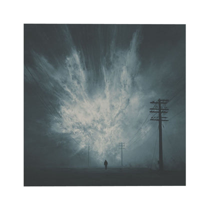 Mystic Energy Burst Wall Art Canvas – Square Modern Unframed Decorative Painting 40×40cm